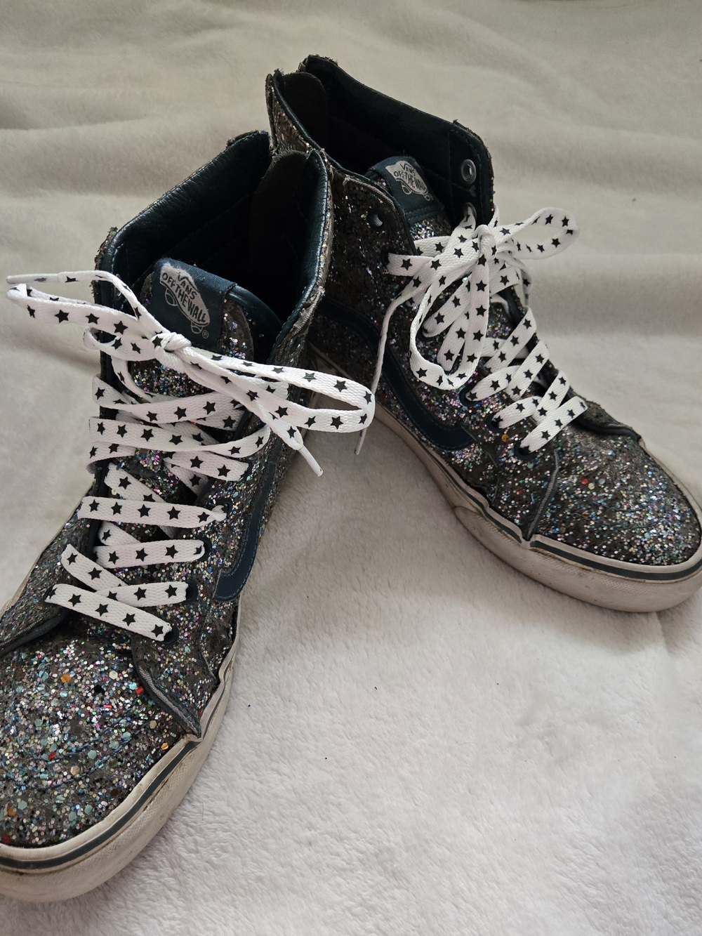 Vans Sk8-Hi Glitter High-Top Sneakers - Multicolor